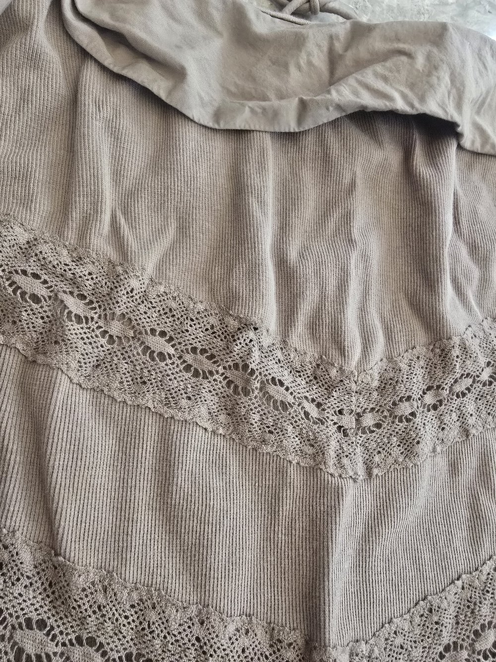 Free People Bliss Ruffle Mini Dress Sz M - Picture 5 of 6